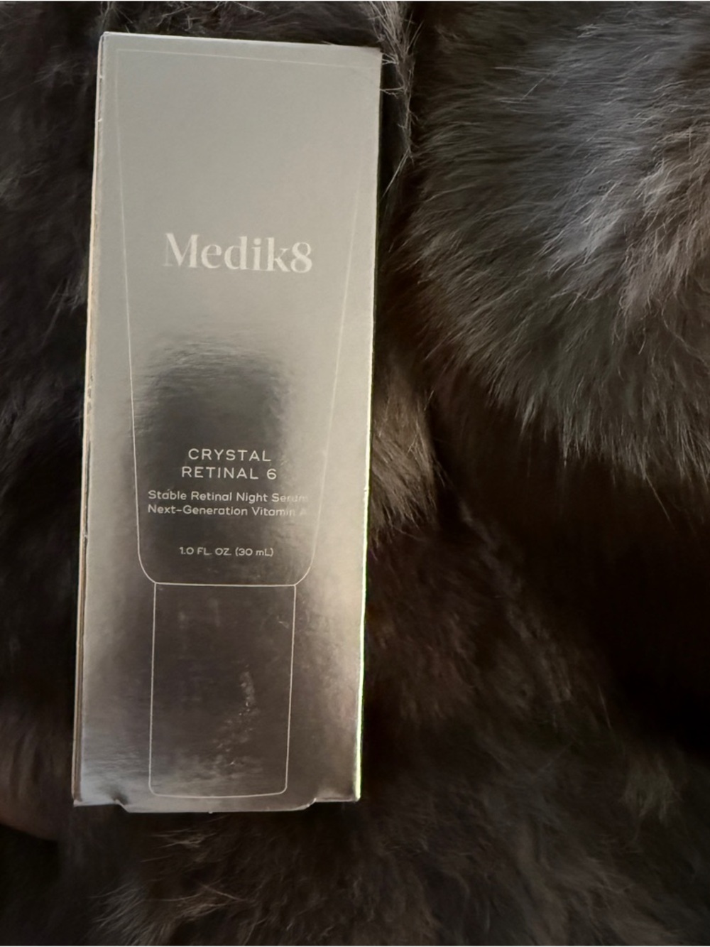 NIB Medik8 Crystal Retinal 6 Night Serum - Black/Silver Box